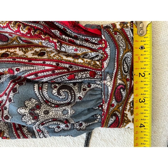 PLANET BLUE BLU MOON Romper Paisley Denim-esque BOHO Gypsy Beach XS/S fit - Picture 12 of 13